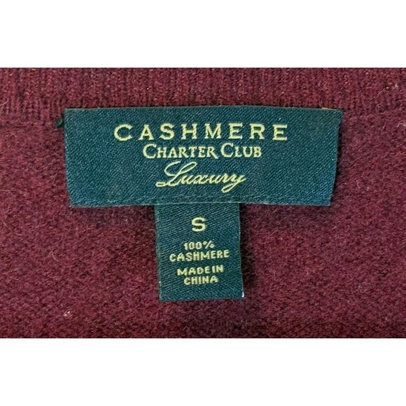Charter Club Luxury 100% Cashmere Long Sleeve Crew Neck Sweater Women’s Small - Picture 5 of 9